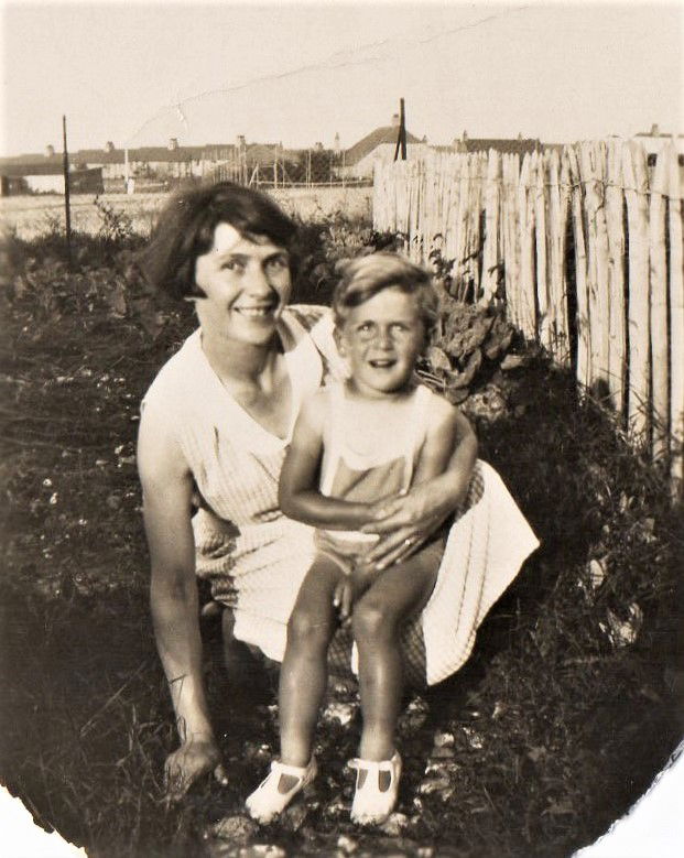 Mum and Peter 1936-7