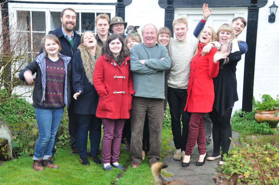 Father, daughters nephews and nieces