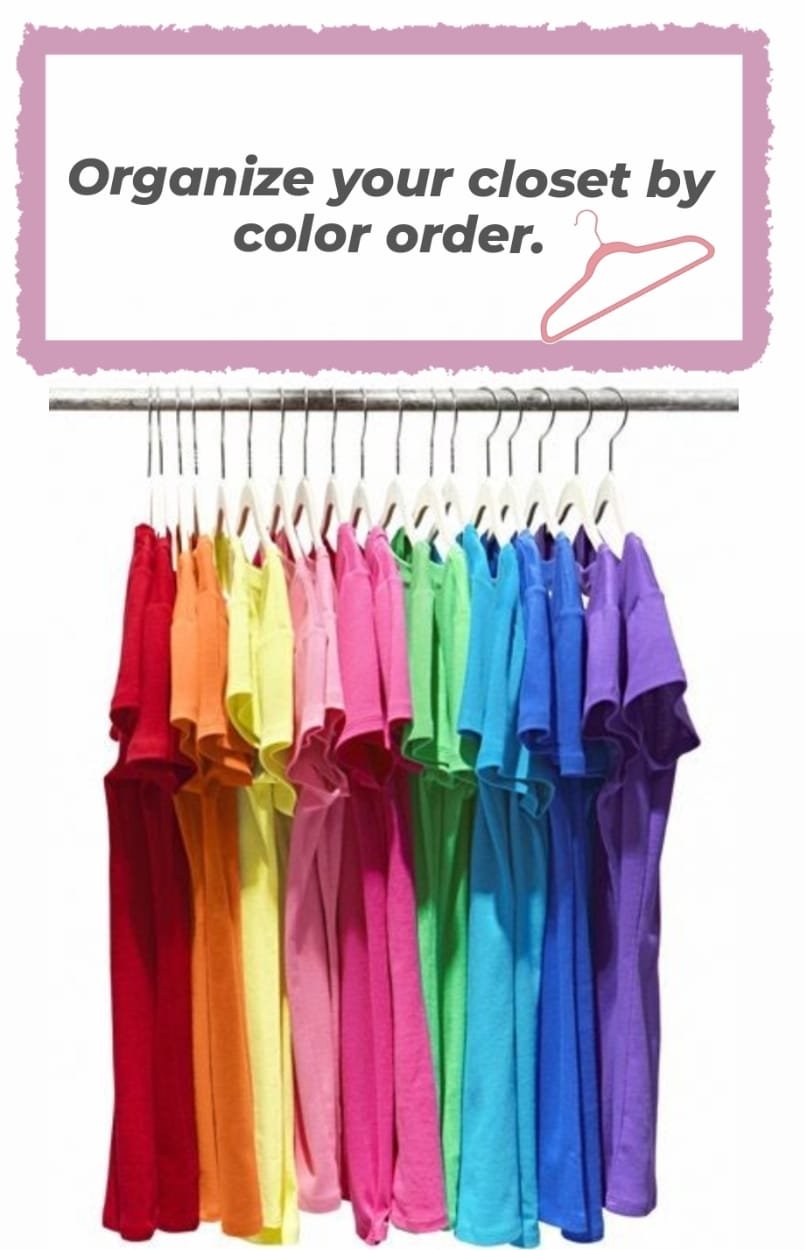 Why you should Organize Your closet by color