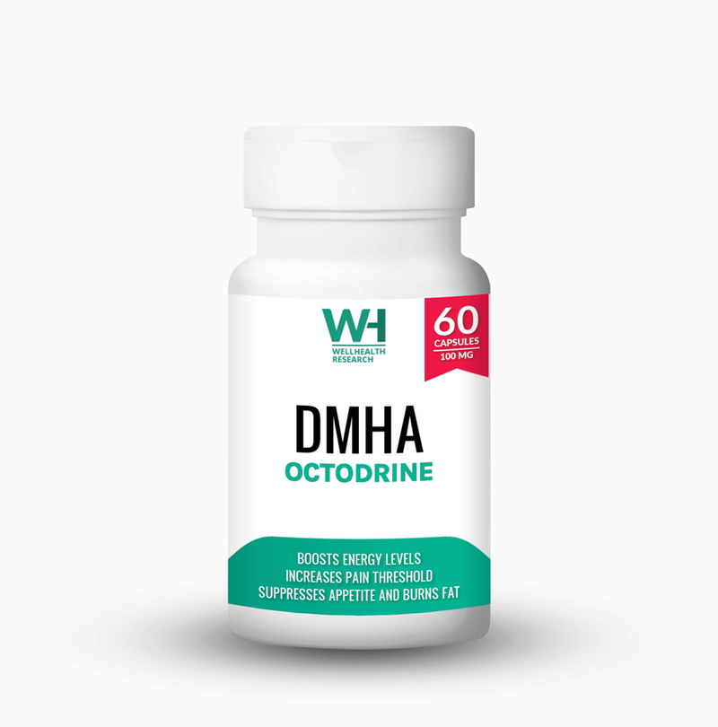 Octodrine / DMHA / ENERGY / 60 capsules x 100mg / WellHealth Research WELLHEALTH
