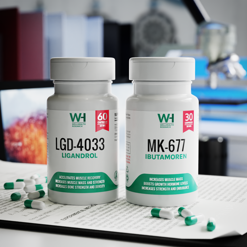 MK677 + LGD 4033 / 60 capsules LGD 4033x10mg + 30 capsules MK677x10mg
