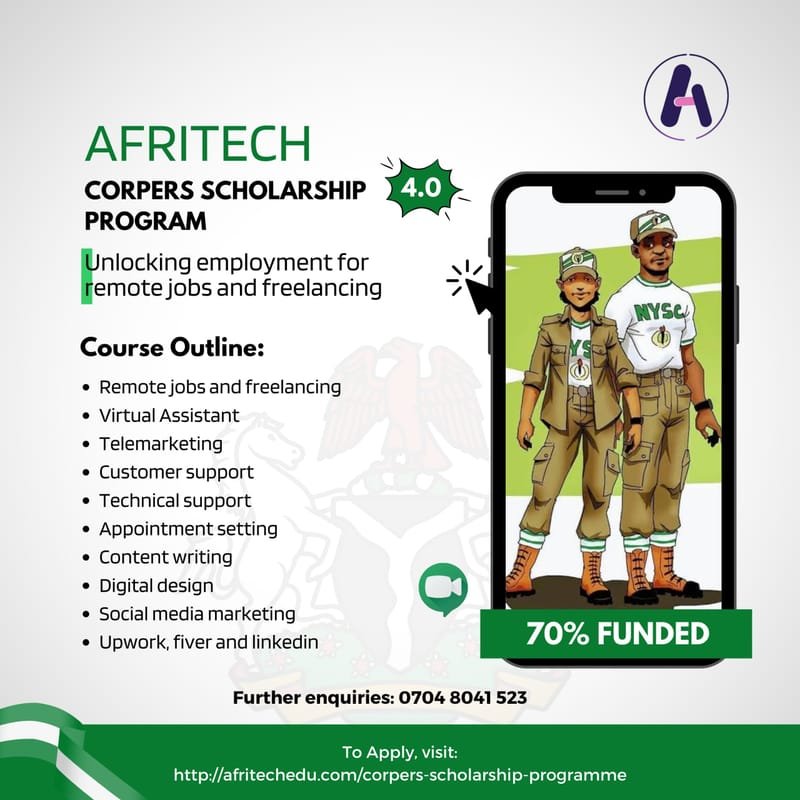 Corpers Scholarship programme