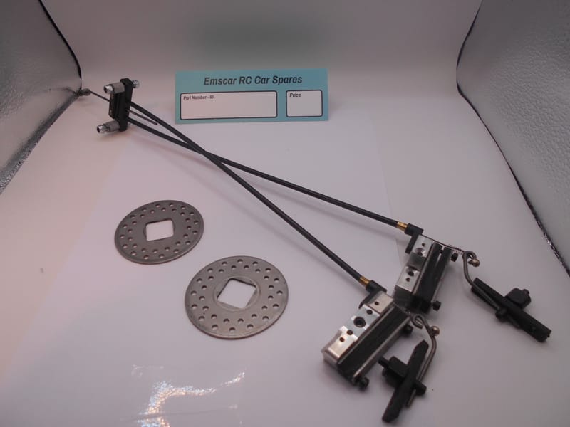 FG 4WD Cable brakes complete set Front Emscar RC Car Spares