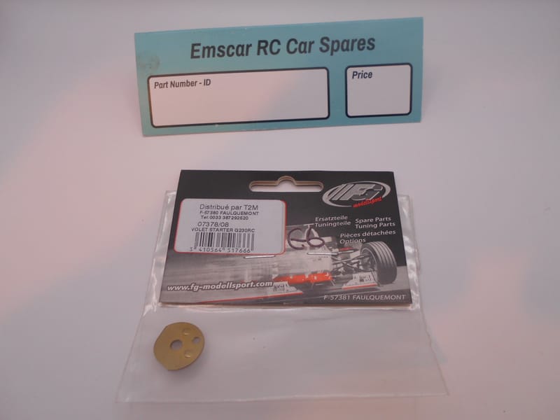 FG 07378 Carb choke Flap Emscar RC Car Spares