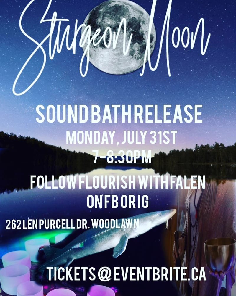 Sturgeon Full Moon Sound Bath Release