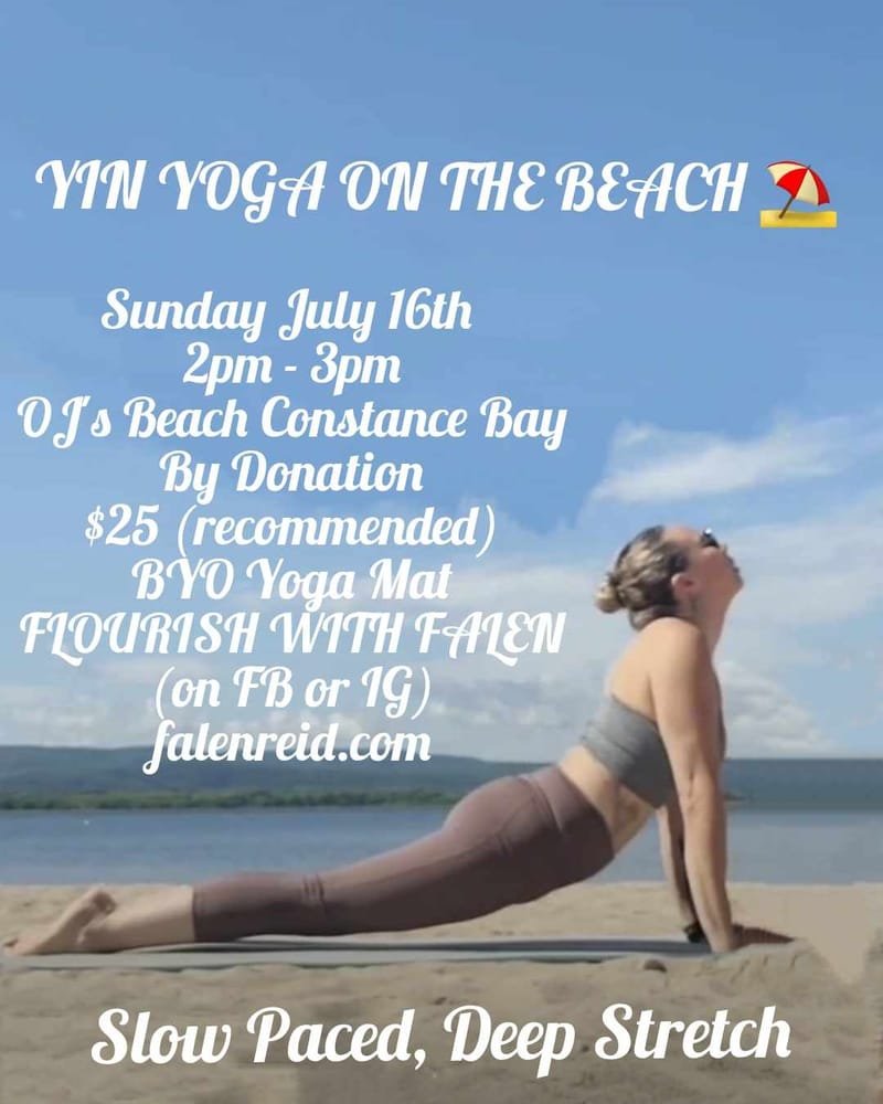Yin Yoga on the Beach