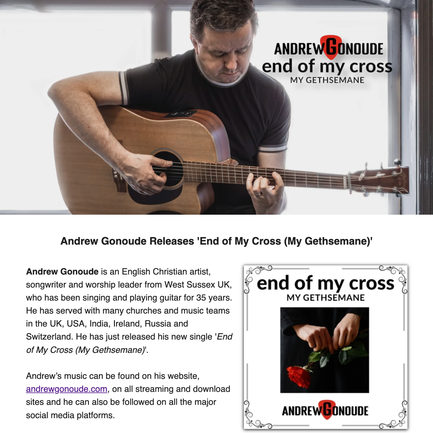 L.T.T.M. promotes ''END OF MY CROSS''