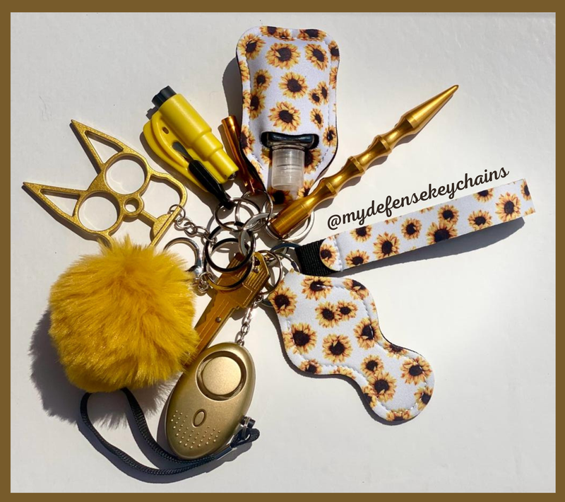 Sunflower Self Defense Keychain - My Defense Keychains
