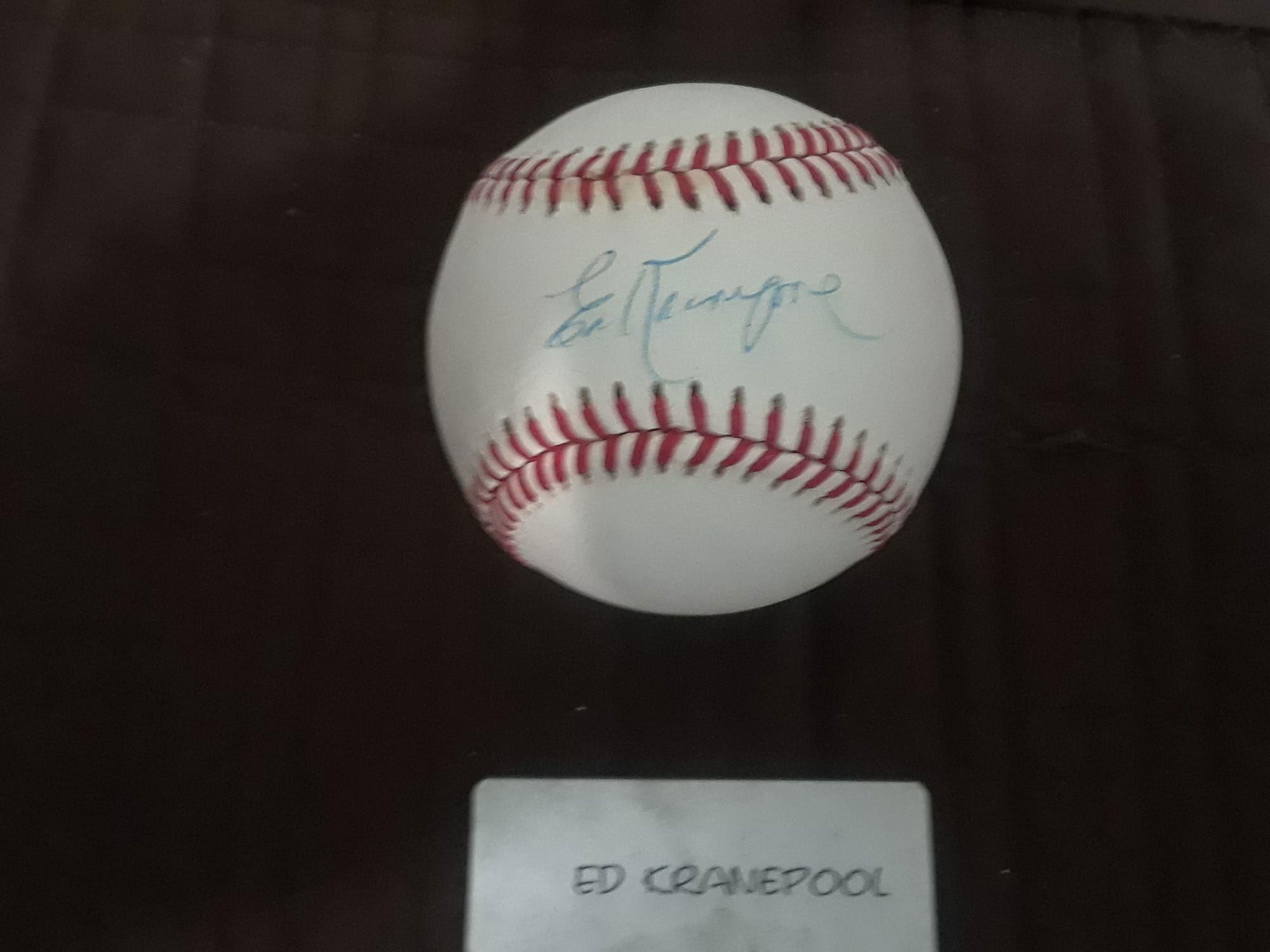 Ed Kranepool New York Mets 1969 Ws Champs Signed Oml Ball