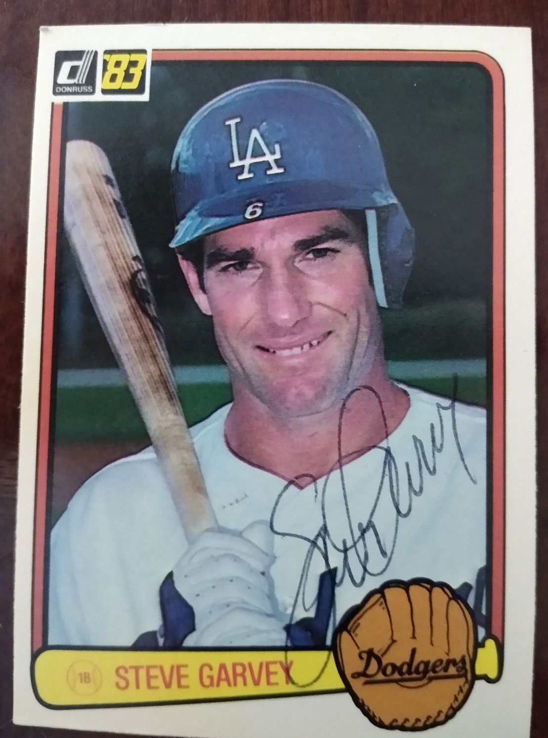 Steve Garvey Los Angeles Dodgers Autographed Baseball with Career