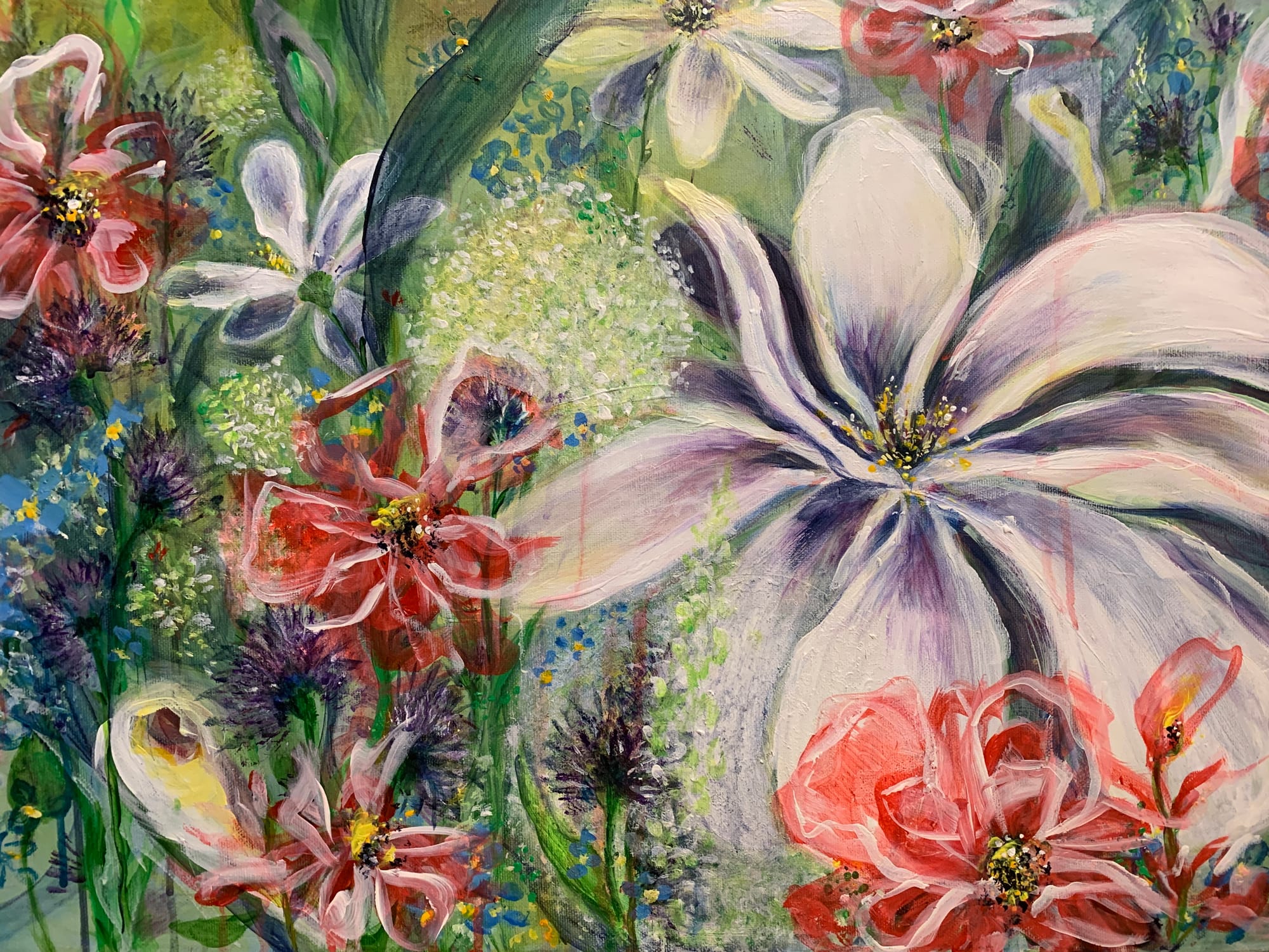 De vilde blomster 1 40 x 60