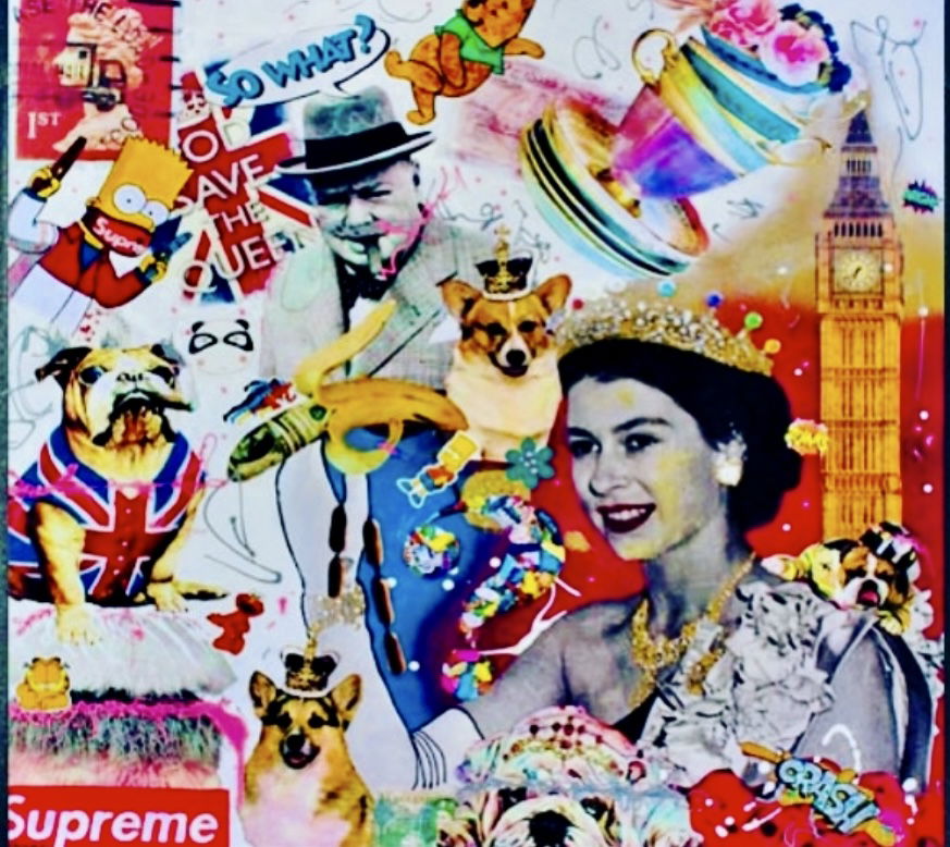 Save the queen 100x100cm Vendu/Sold