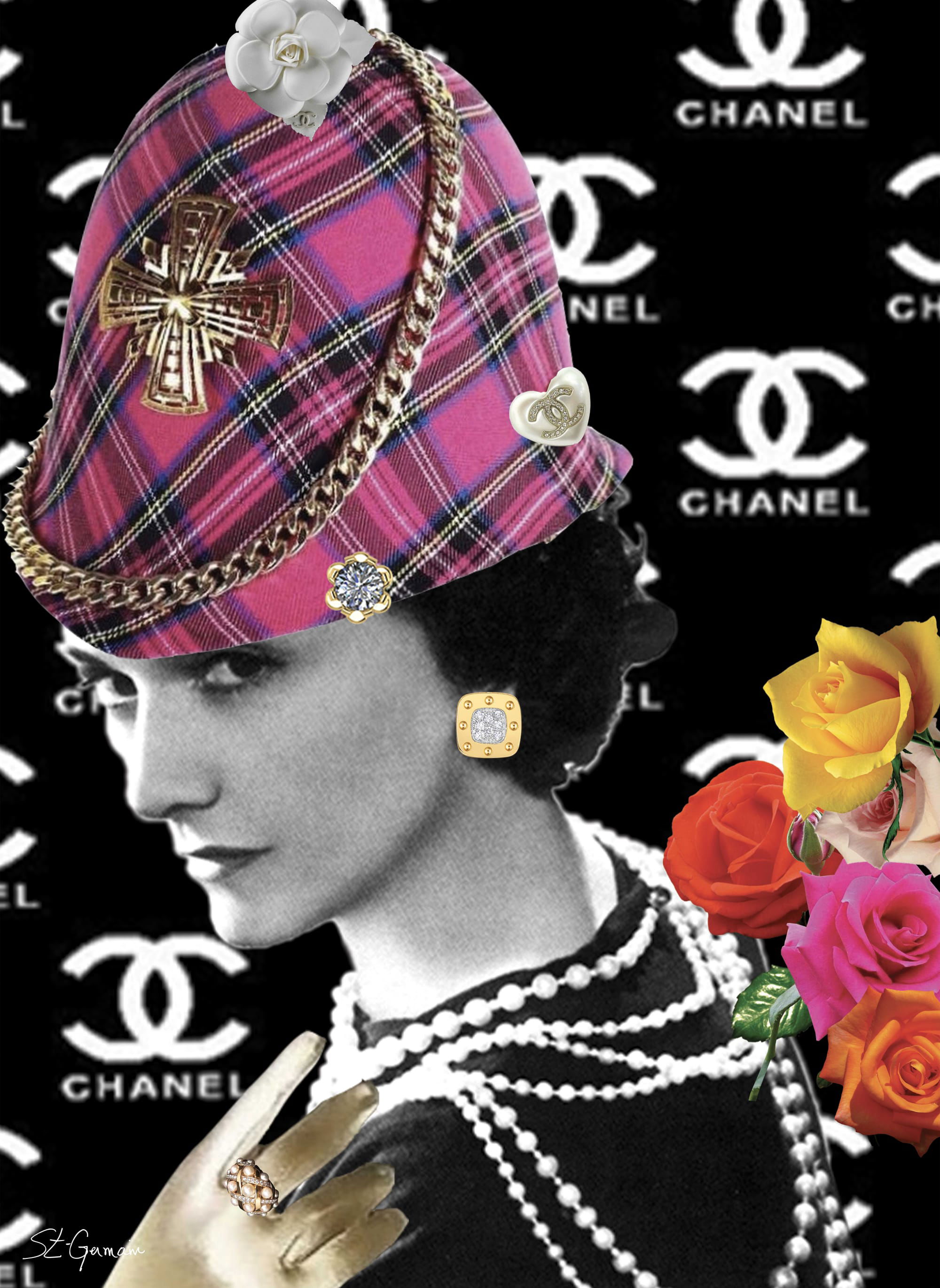 Coco Chanel 100x73cm