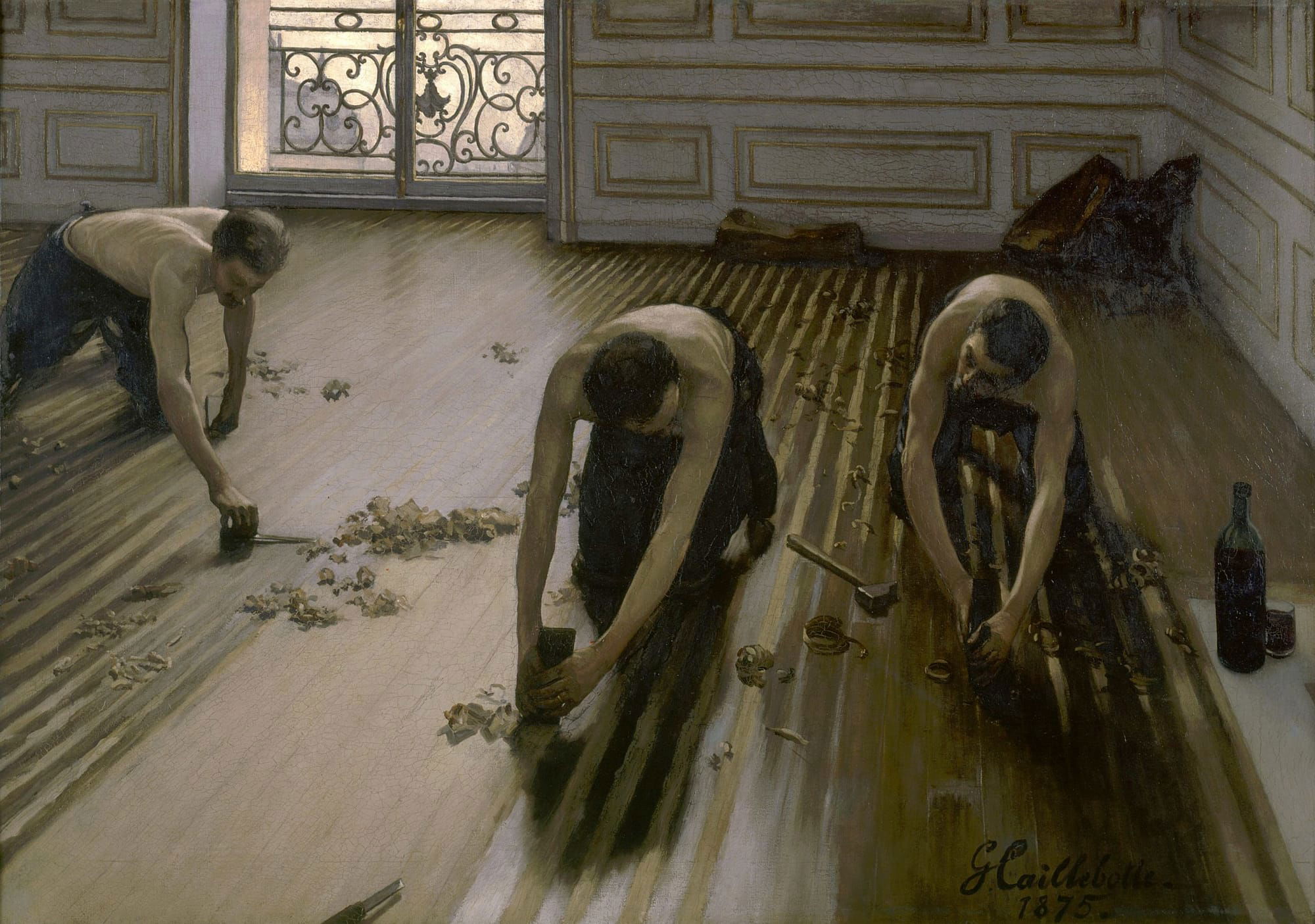 G. Caillebotte, The Planers, 1875