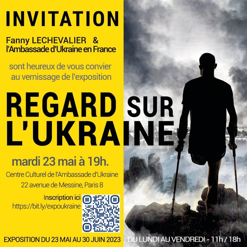 Exposition Regard sur l'Ukraine, Centre Culturel de l' Ambassade d'Ukraine, Paris 8.