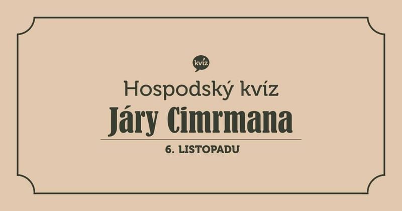 Hospodský kvíz SPECIÁL - Jára Cimrman