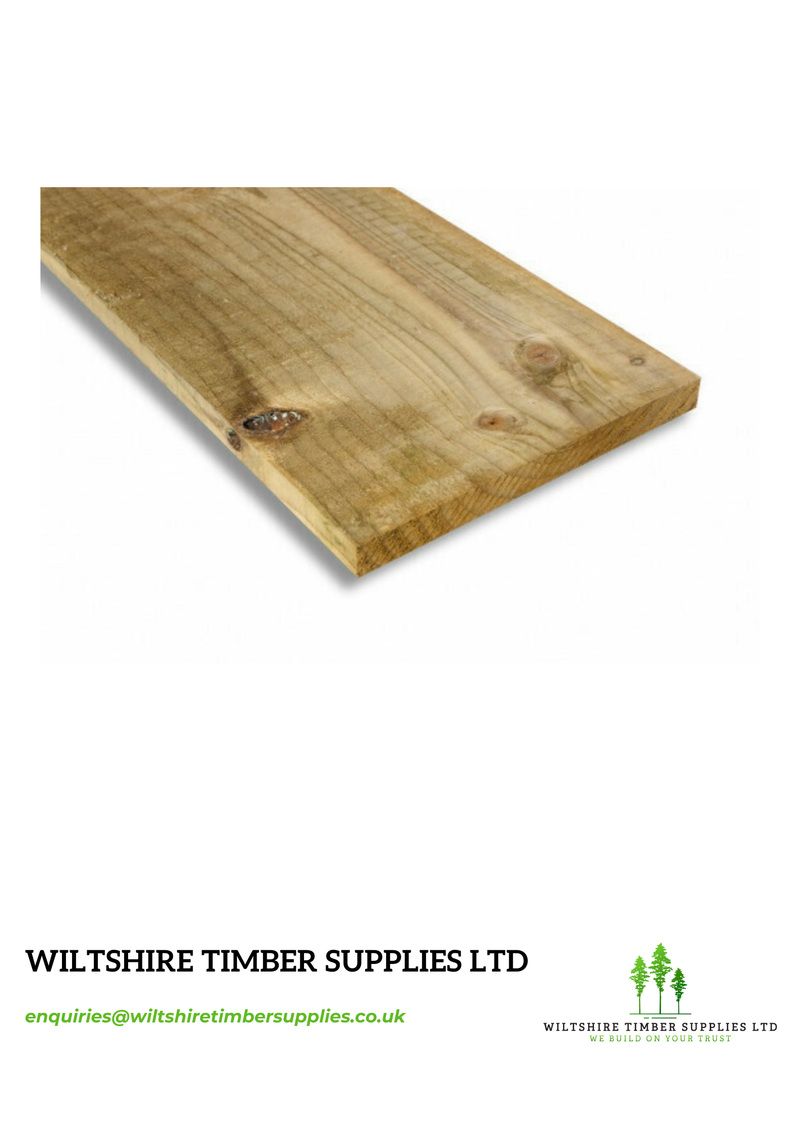 22 x 200mm Treated Gravel Board Wiltshire Timber Supplies Ltd