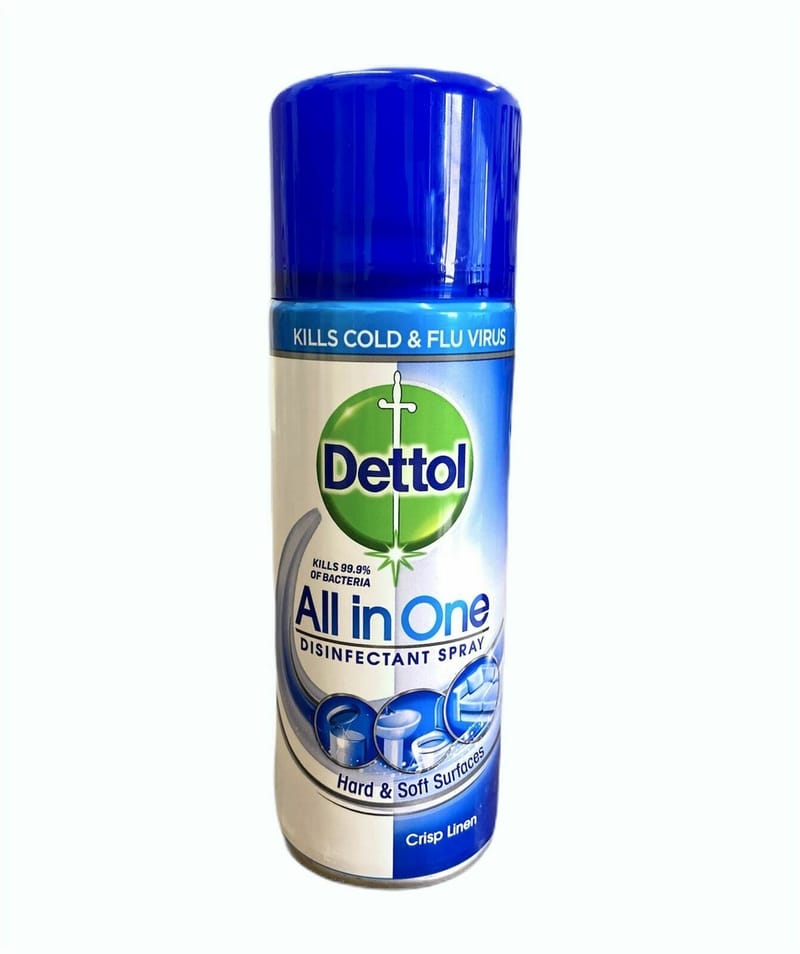 Dettol AllinOne Crisp Linen Disinfectant Spray 500ml ALCASTORES