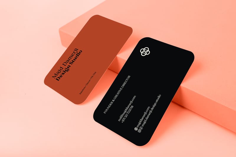 Business cards elegance graphics