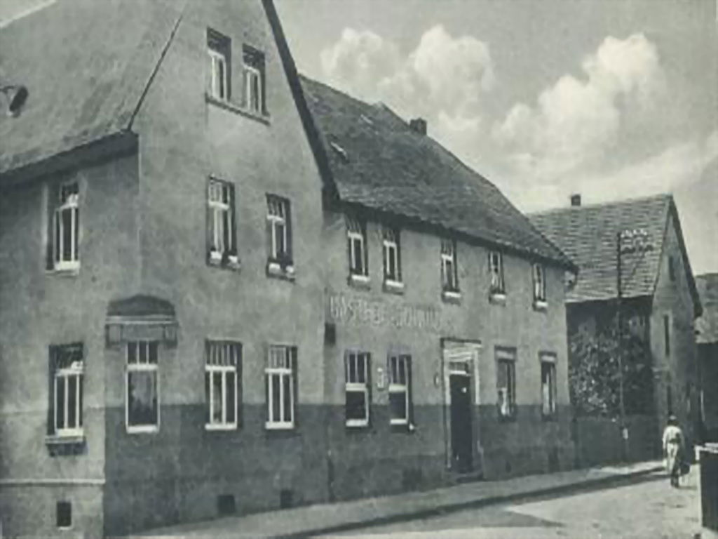 Stammhaus der Familie Schwinn um 1900