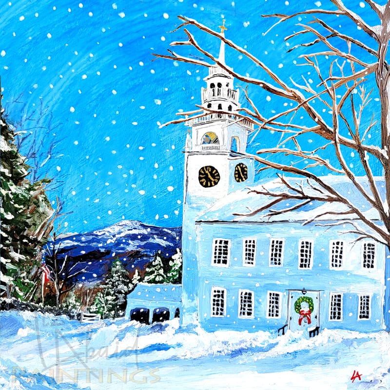 Christmas at the Jaffrey Meetinghouse