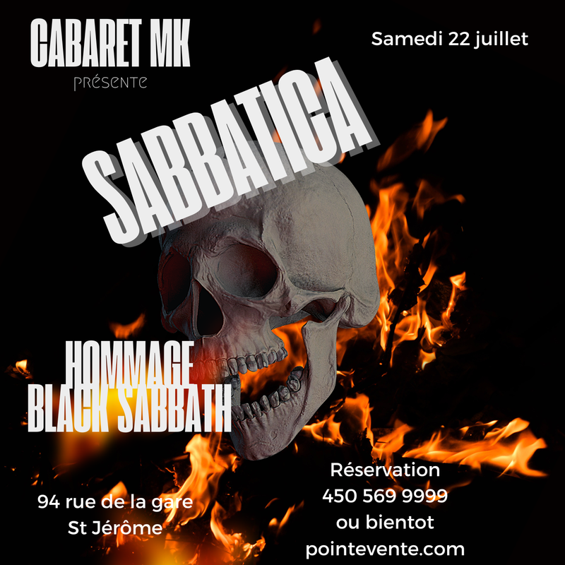 Hommage à Black Sabbath par Sabbatica