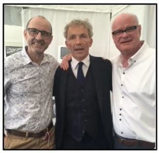 Dave & Ray with the racing legend John Francombe