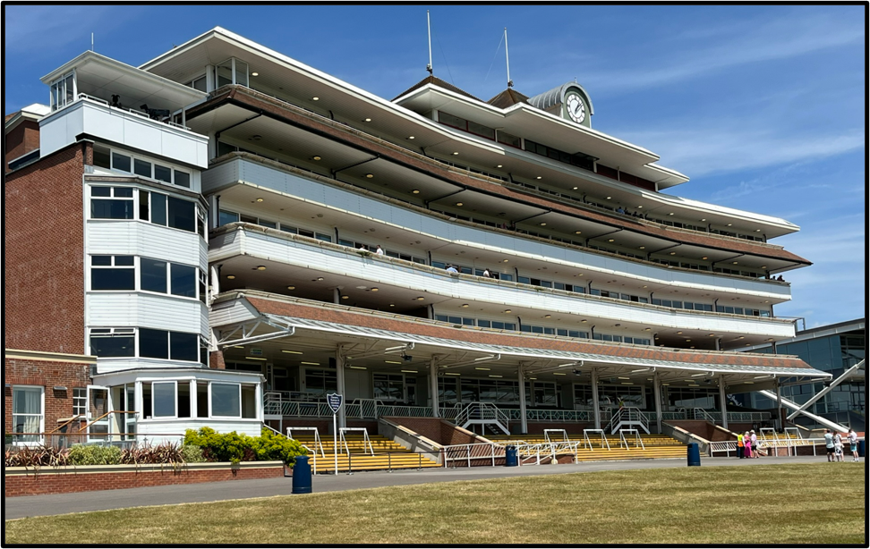 The Gransdstand at Newbury Racecourse