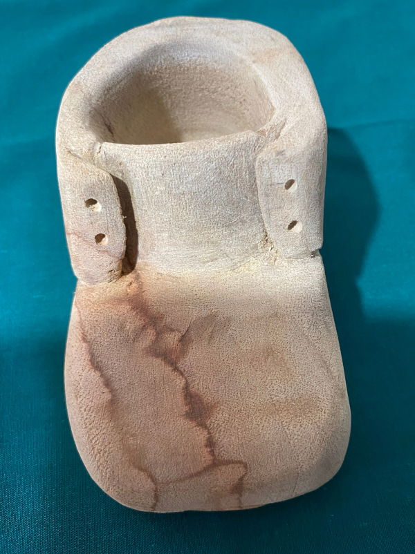 Carved Baby Boot