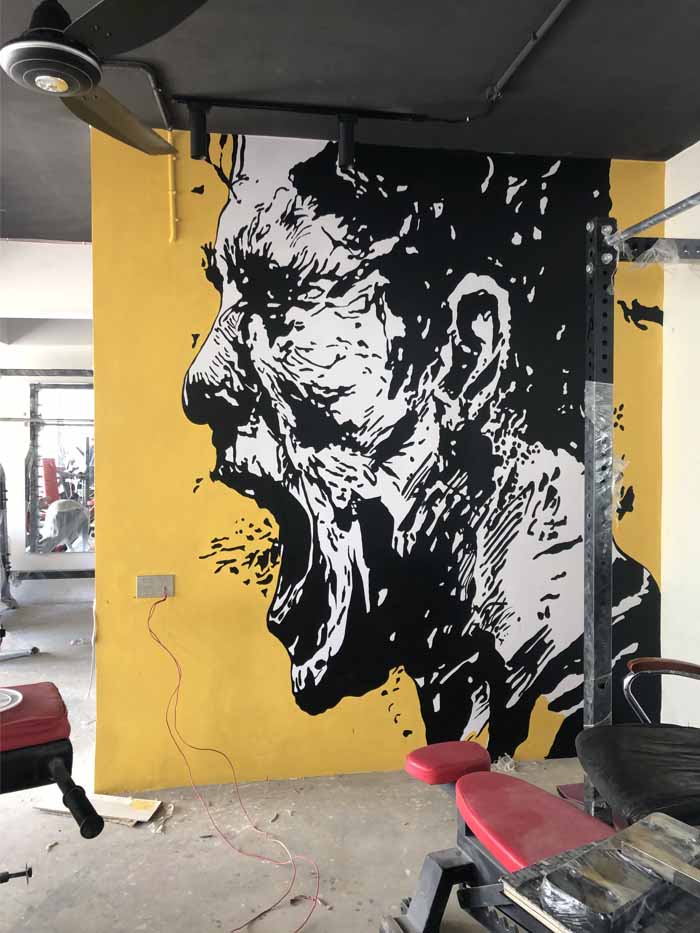 mural artist in karachi