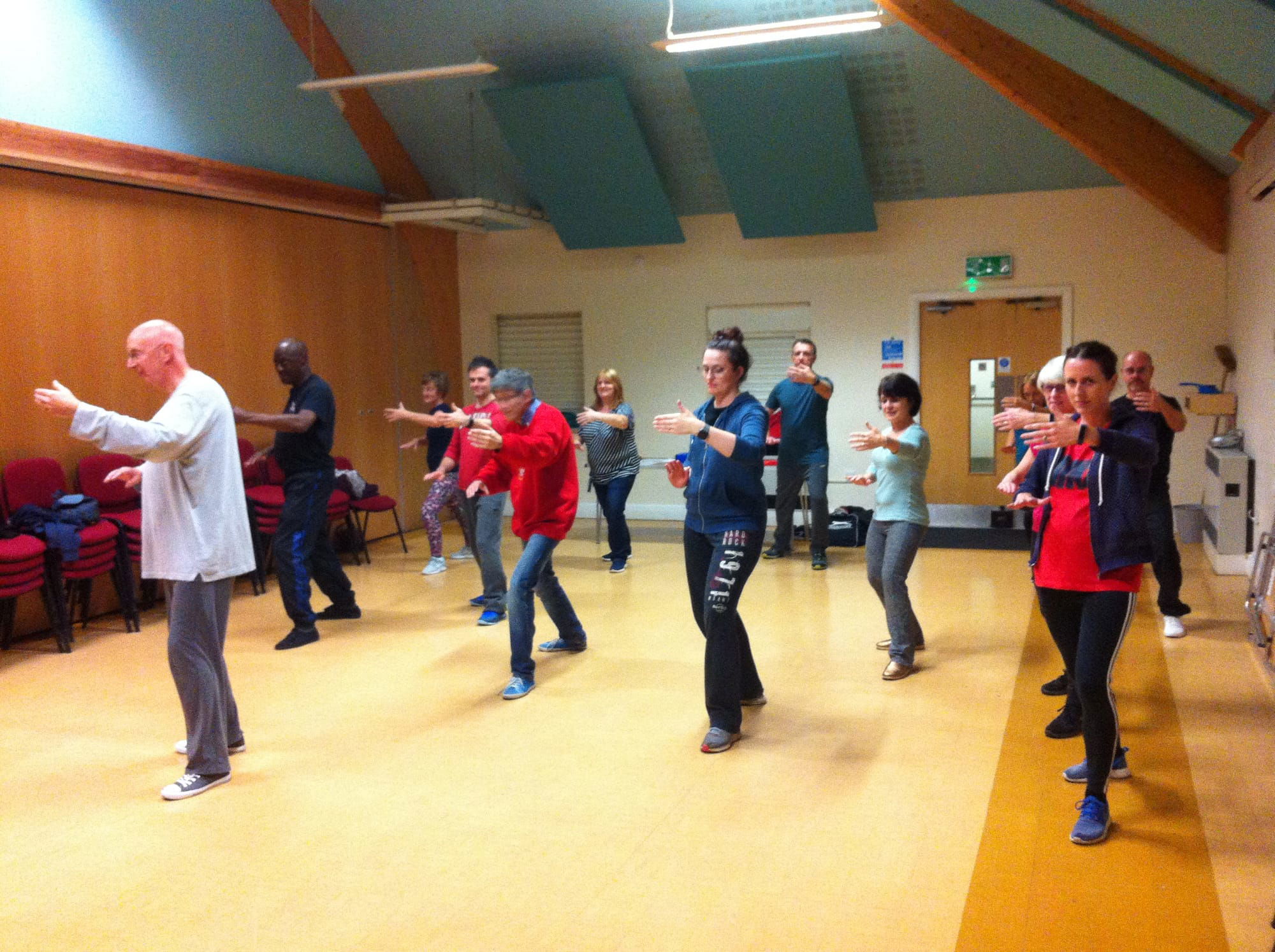 Tai Chi in full flow