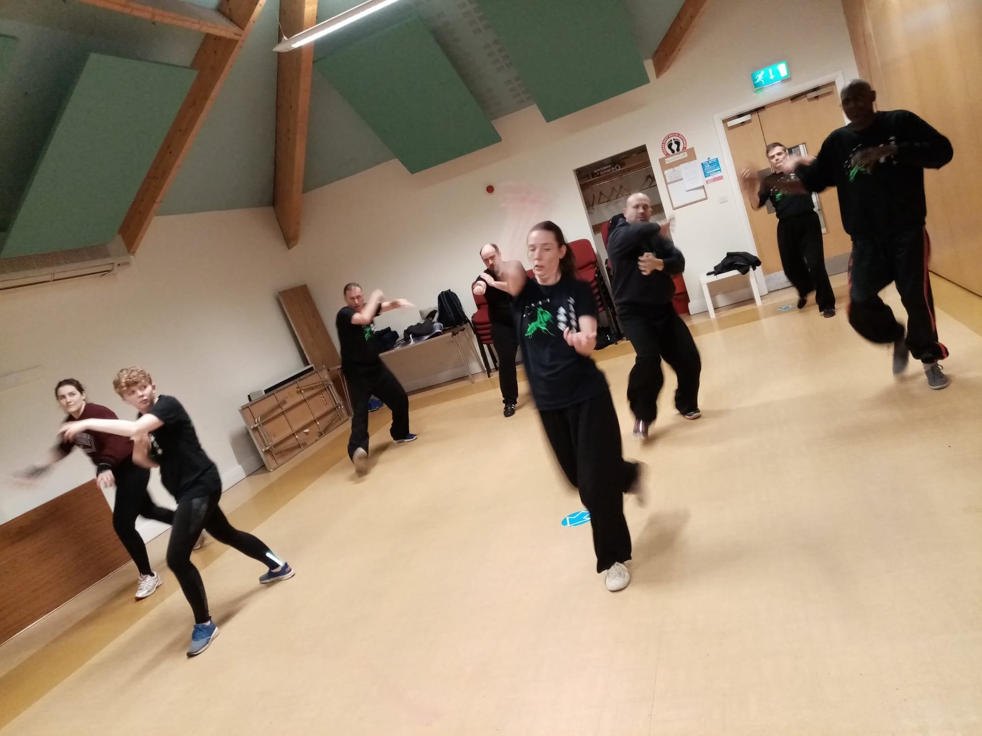 Kung Fu, class practice