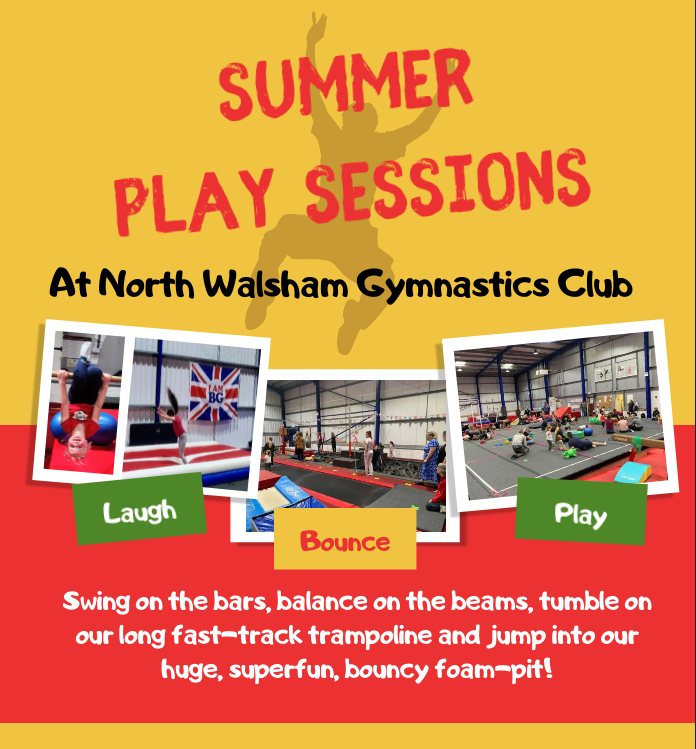 NWGC SUMMER GYMNASTICS PLAY SESSIONS - AGE 6 AND OVER INDEPENDENT - Copy