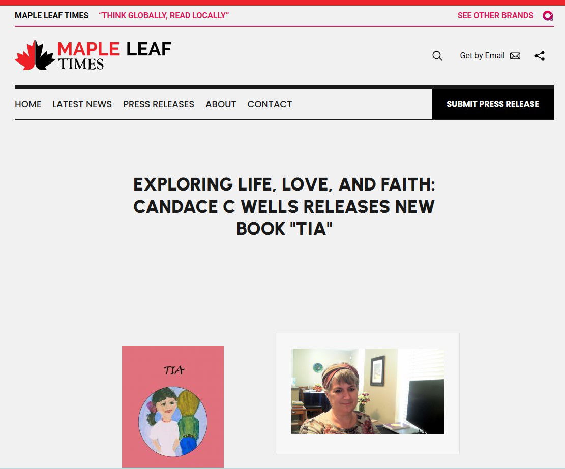 Candace C Wells   Maple Leaf Times