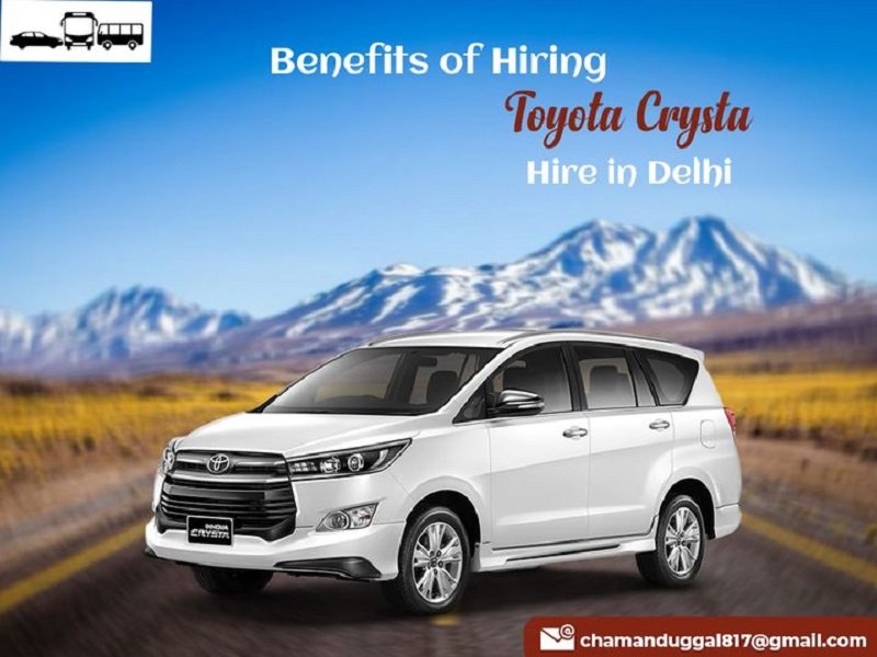 Toyota Crysta Hire in Delhi