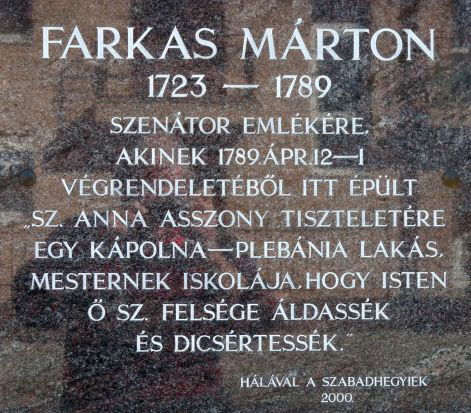 Farkas Márton 1723-1789