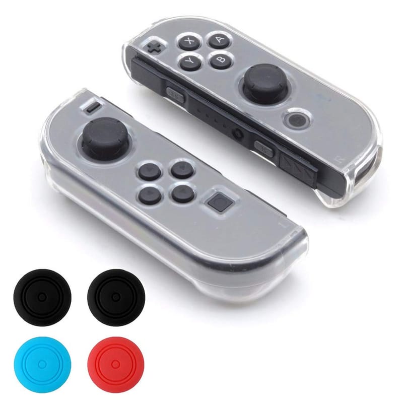 Nintendo Switch JoyCon Hard Crystal Clear Case