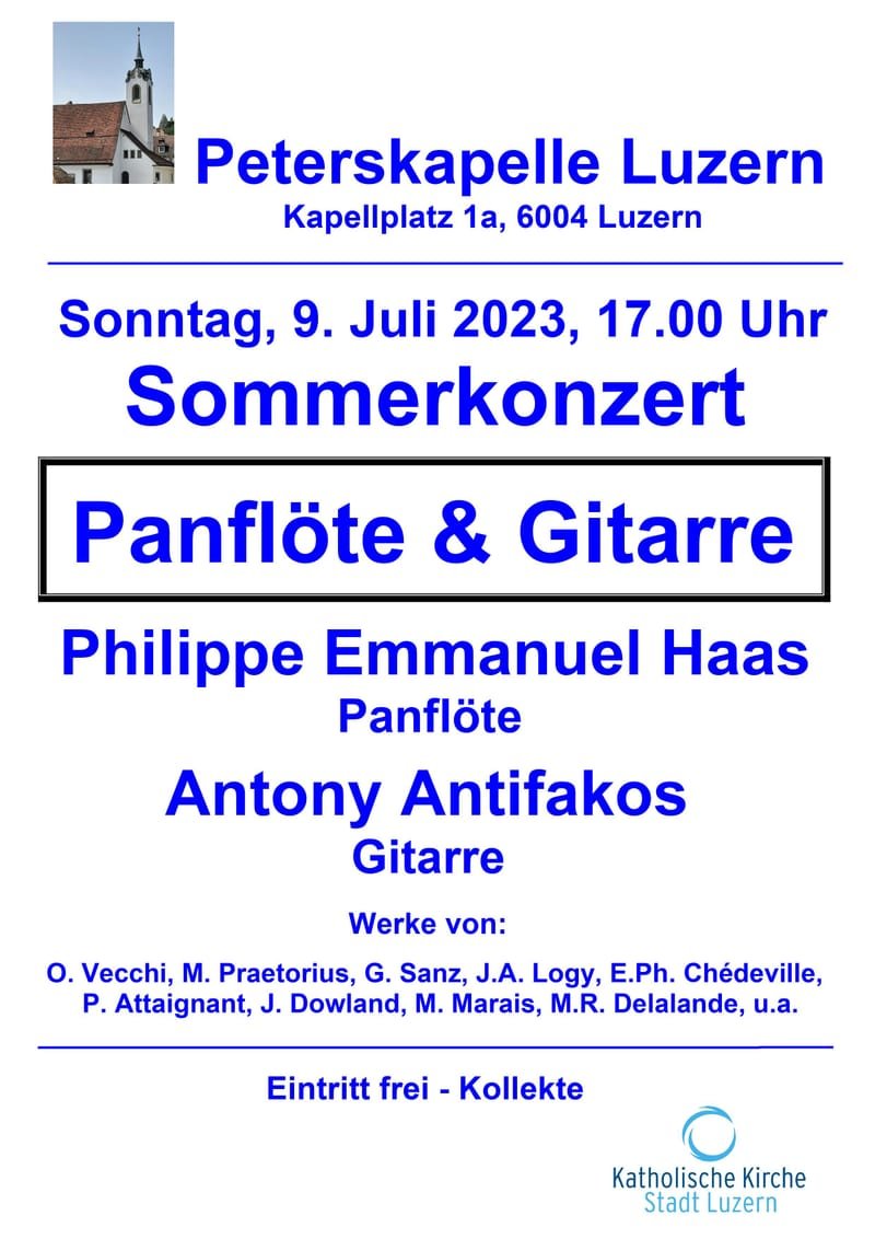 Concert St Peters Chapel Lucerne