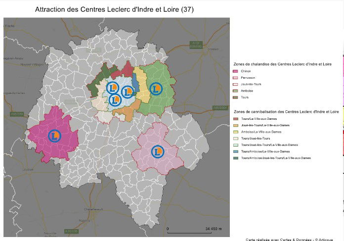 Attraction des centres Leclerc