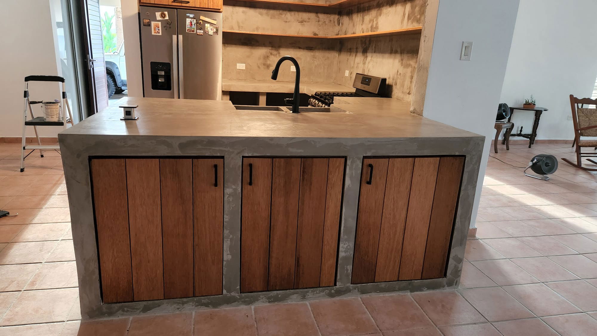 Concrete trend y any place includes your kitchen.