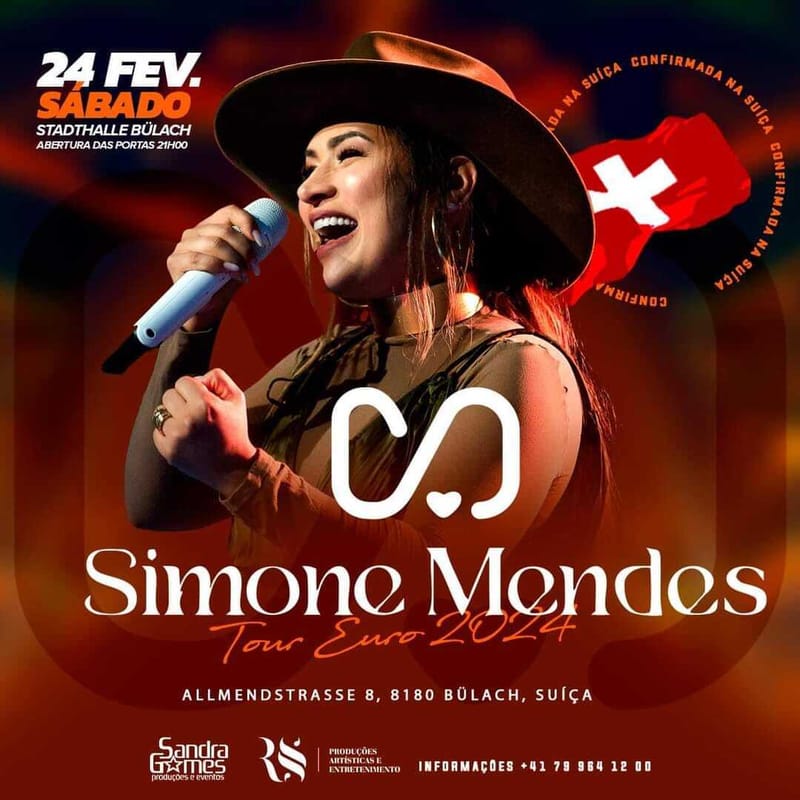 Simone Mendes em Zurique