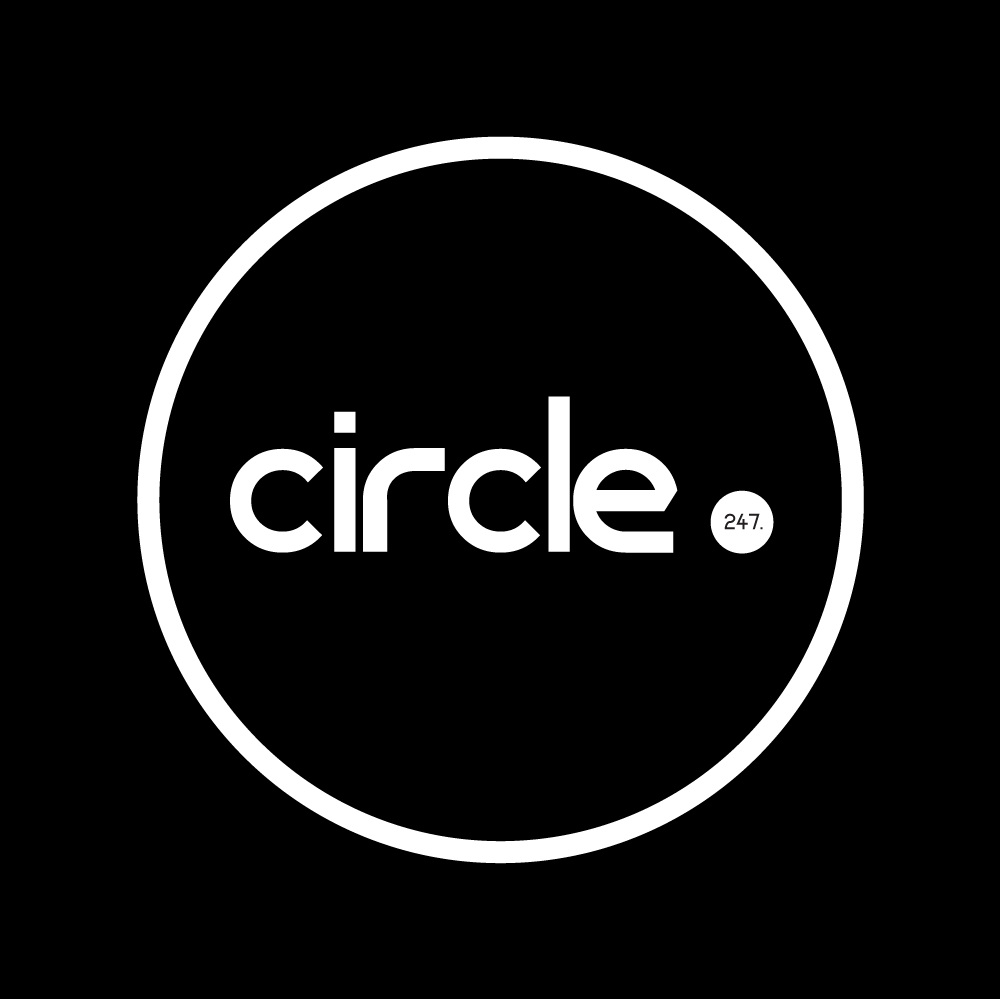 circle. announce track list and announce guest DJ for upcoming show.