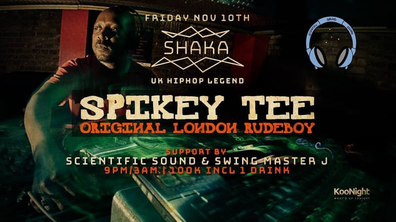 Spikey Tee (UK - Hip Hop + D&B)