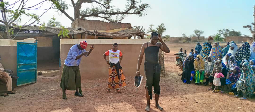 Théâtres forums dans les villages de Gorin, Guibou et Gambo sur la cohabitation pacifique et la cohésion sociale MARS 2023