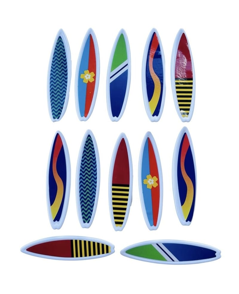 Plastic Surf Board Cake Toppers - Sugar Craft by Rosie