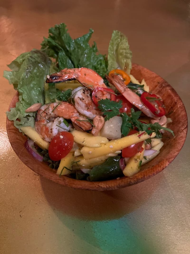 Grilled Shrimp Mango Salad (GF)