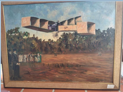 Associação Memória da Aéropostale no Brasil presenteia Encantada nos 141  anos de Santos Dumont · AeP