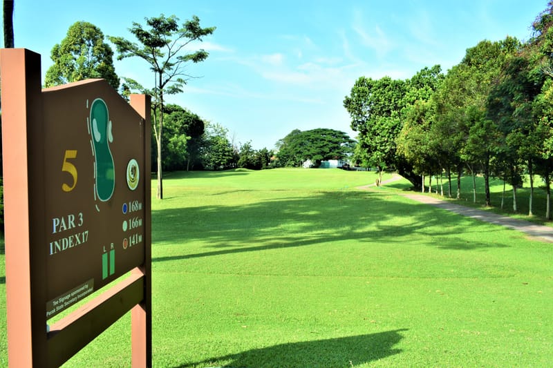 PAR 3 TEE-BOX HOLE-5 - Royal Perak Golf Club