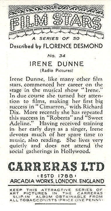 IRENE DUNNE