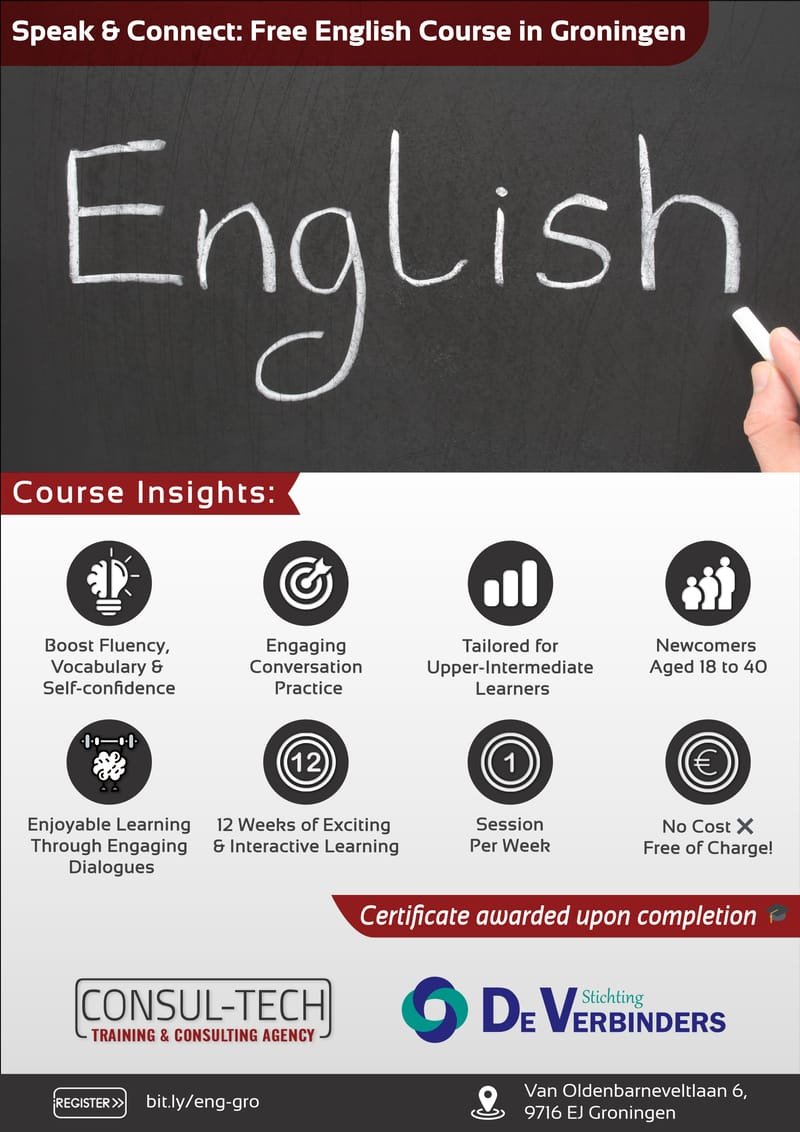 Speak & Connect: Free English Course in Groningen
